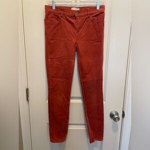 LOFT Terracotta Corduroy Trousers